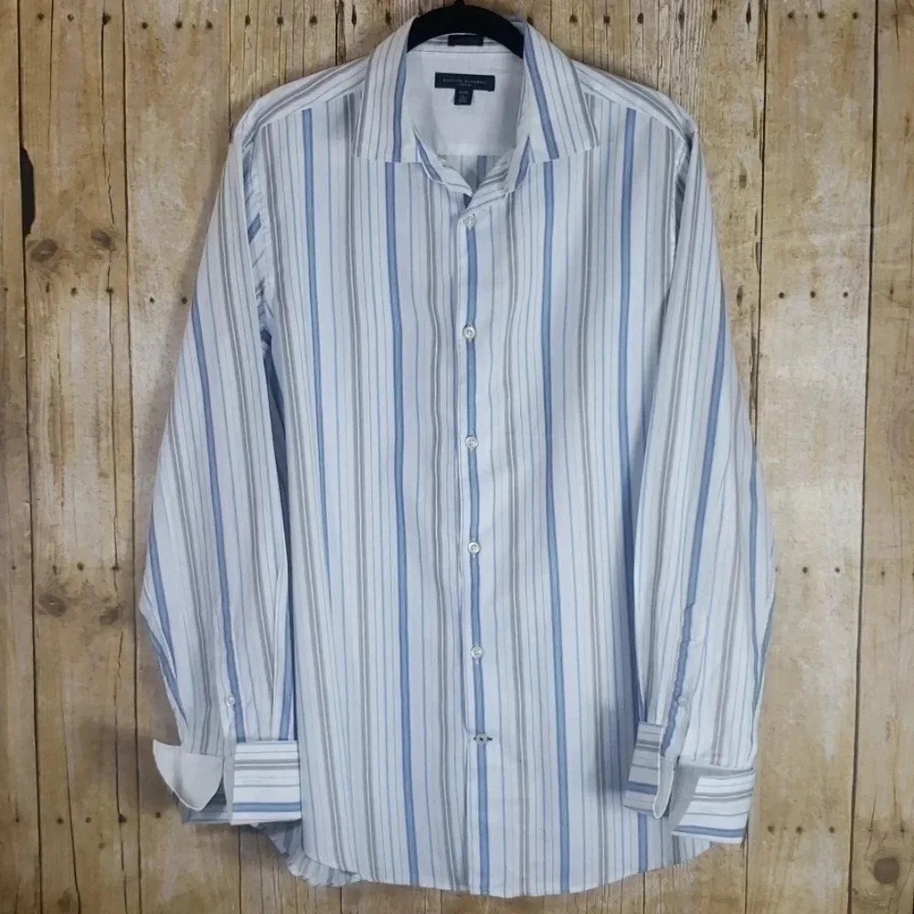 Banana Republic | Fitted Shirt | Size L | 16-16.5